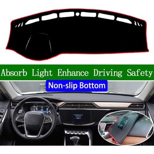 For Ford Territory 2019 Non-slip Bottom Dashboard Cover Car Decals Car Stickers Interior Car Accessories