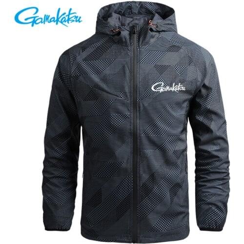 2021 New Men Hoodie Waterproof Auti-UV Sunscreen Daiwa Fishing Clothing Gamakatsu Breathable Hiking Camping Sport Fishing Jacket