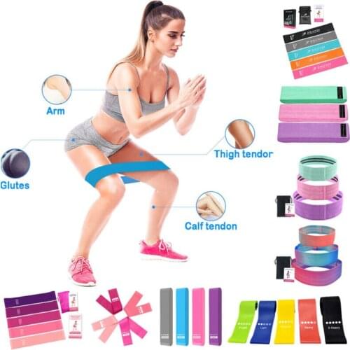 Drop Shipping Set of 5/4/3 Resistance Loop Bands for Exercise Sports Fitness Home Gym Yoga