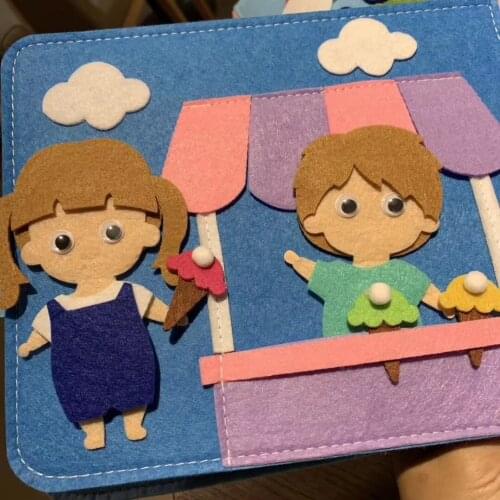 Rainbow 3D Soft Baby Books Touch and Feel Cloth Book 3D Books Fabric Activity Baby Toddler Learning to Sensory Book Baby Gift