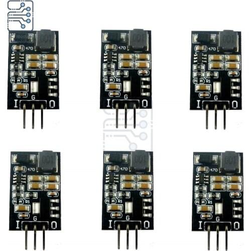 LDO Regulator and Step-Down Converter DC 6V 9V 12V 24V to 5/3.3V + Pin High-Efficiency Converter + Low Dropout Linear Regulator