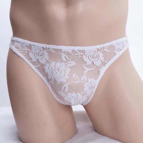 Sexy Lace Panties G String Gay Sex Night Underwear Mans Lover Thong Hot Temptation Stringi Brief Tanga Interior Hombre Underpant
