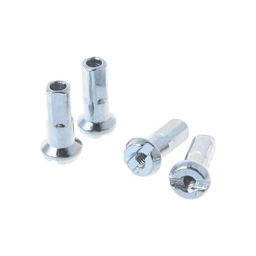 F2TC 50 Pcs/Set Bicycle Spoke 14G 12mm Steel Metal Cover MTB Bike Parts Fixed Gear Folding Bikes Universal Practical