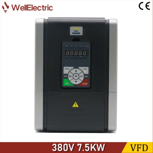 VFD Inverter 7.5KW 380V V/F & SVC control for Motor Speed Control Frequency Inverter Type G