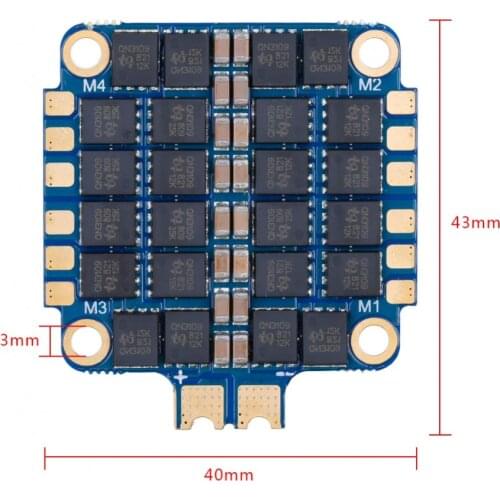 30.5*30.5mm IFlight SucceX-E 45A 2-6S BLHeli_S Dshot600 4in1 Brushless ESC for FPV Stack FPV Racing Freestyle Drone Replacements