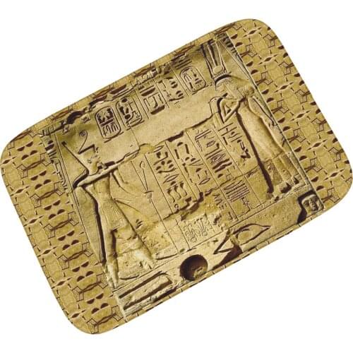 Zeegle Flannel Door Mat Soft Foot Mat Bathroom Floor Rug Absorbent Hallway Carpet Living Room Floor Carpet Home Entrance Mat