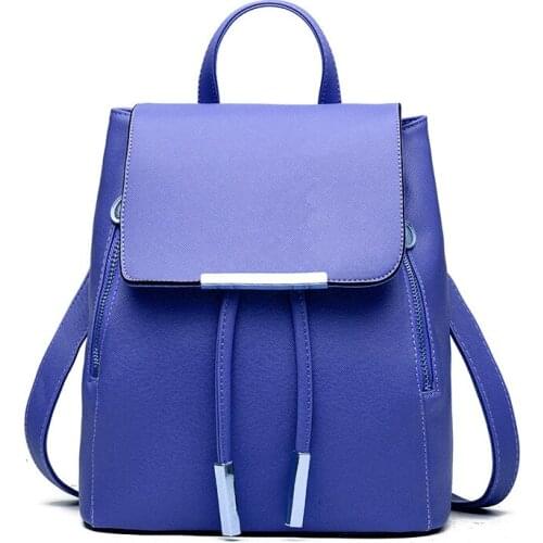 Backpack Women Pu Leather Female Backpacks Teenager School Bags Mochila Feminina Rucksack Mochilas Mujer 2020 Small Backpack