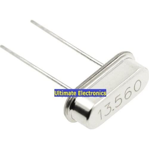 40pcs Passive crystal HC-49S 13.56MHZ 13.56M Crystalline DIP 2feet