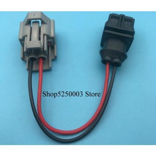 5pcs/lot plugwire Harness Top Slot Female Fuel Injector Connector 6189-0060 to Ev1 fuel injectors