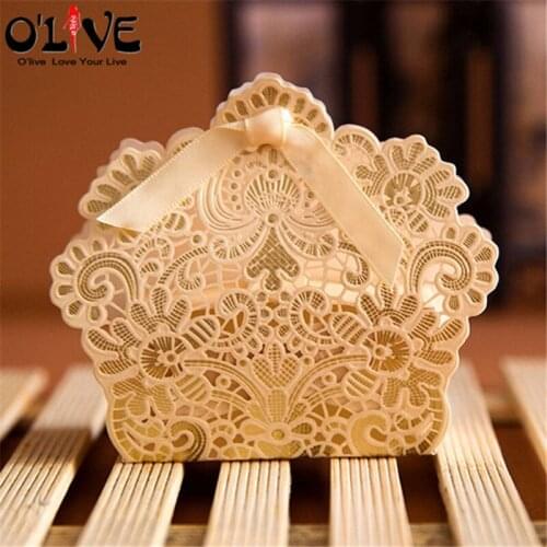 50 Pcs Sugar Boxes Candy Box Babyshower Gift Box Chocolate Bonbonniere Cardboard Wedding Favors And Gifts Package Baptism D3