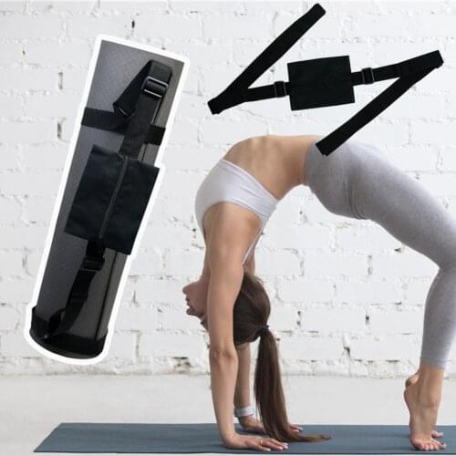 600D Oxford Cloth Yoga Mat Strap Belt Yoga Adjustable Shoulder Strap Exercise Stretch Fitness Elastic Yoga Belt