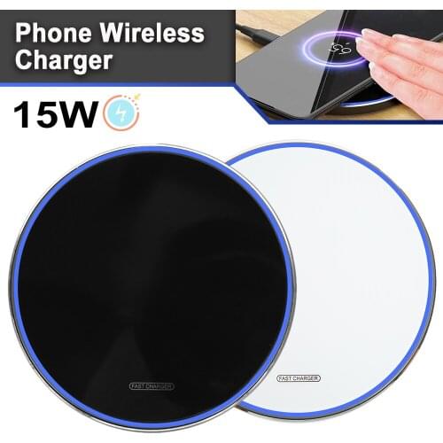 Qi Wireless Charger 15W Phone charger For xiaomi mi 11 10s Wireless Charging Pad For iphone 12 11pro max mini x xr 8 plus