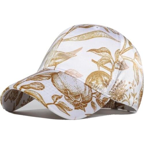 Print Cotton Casquette Baseball Cap Adjustable Snapback Hats for Men and Women 19