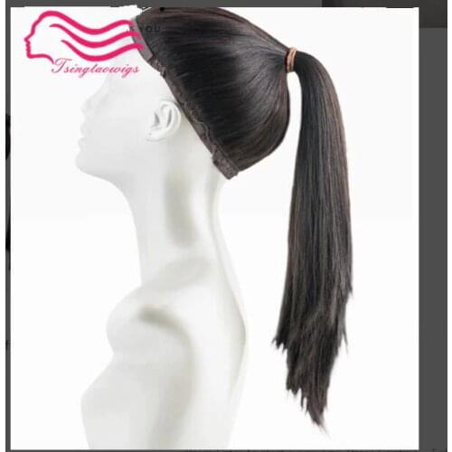 Wonder wig , 100% european virgin hair sports bandfall , Pony wig , tsingtaowigs unprocess hair (kosher Wig ) free shipping
