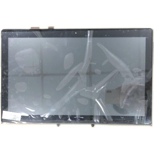 For Asus Vivobook N550JX J&T 11 15639 LCD LED Touch Screen Digitizer Glass Assembly with BLACK Frame Replacement 1366X768 EDP