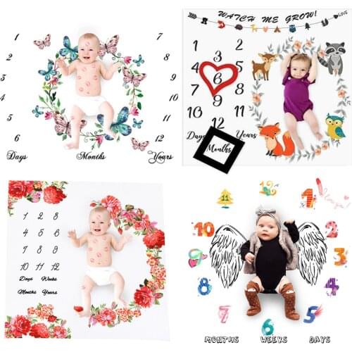 100*100cm Baby Play Mat Flower Blanket Photographed Props Newborn Swaddle Wrap Creative Baby Bath Towel Carpet Floor Rug Mat