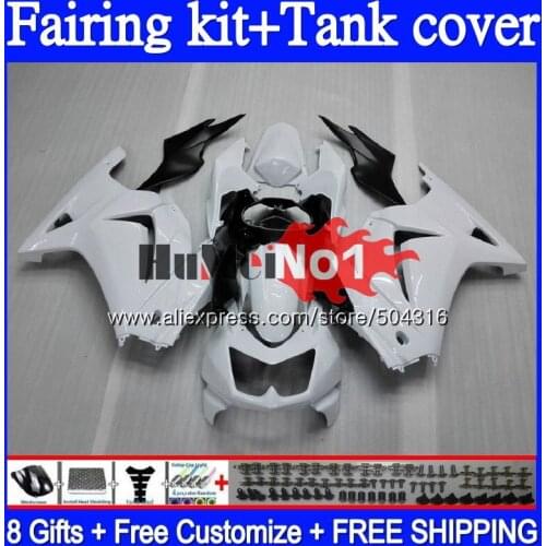 Kit For KAWASAKI EX250 ZX250 R 2008 2009 2010 2011 2012 94MC.43 EX250R ZX EX 250 250R ZX250R 08 09 10 11 12 White Black Fairing