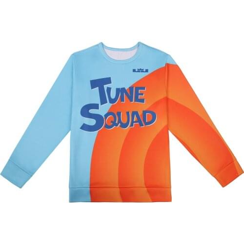 Long-sleeved Space Basketball Jersey Jam Cosplay Costume Tune-Squad #6 James Blazer Top A New Legacy Basketball Uniform Clothes