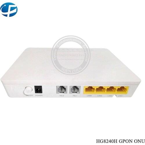 GPON ONU ONT HG8240H Router 4FE+2Tel SC-UPC connector Same Function As HG8245H HG8247H Model