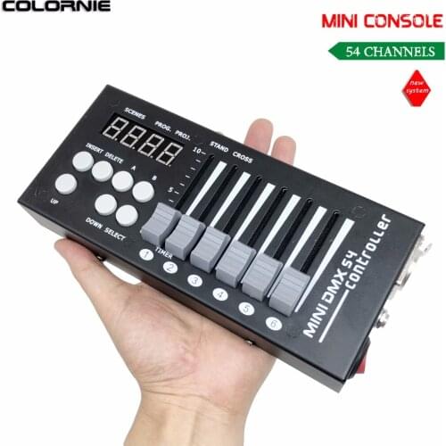 Mini 54CH DMX Controller Console LED Stage Lighting DJ Controller DMX Controladora DJ For Lumiere Moving Head Light