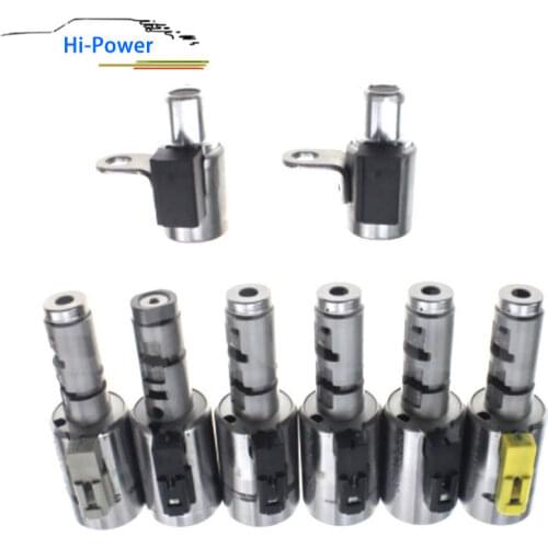 OEM Tested 09G TF60SN TR60SN Transmission Shift Solenoid Kit 8PCS/Lot for AUDI A4 A3 TT Mini Saab VW Seat ALTEA SKODA