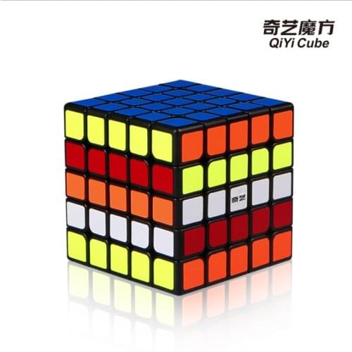 QIYI warrior speed magic cube stickerless 5x5x5 professional puzzle cubo smoothly cubes educational toys