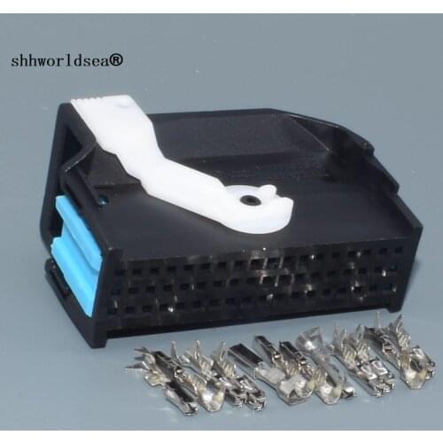Shhworldsea 54P 4E0 972 144 Automotive Connector With Terminal 4E0972144 ECU For Volkswagen Audi BMW Bluetooth Plug 1-1355928-3