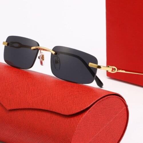 Pawes Sun lasses Frame Men Sunglasses Gold Rimless Women Eyeglasses for Man Clear Lens Prescription Spectacle