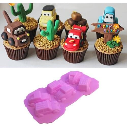 Car Sports Silicone Mould Cake Chocolate Pan Fondant Silicone Molds Ice Cubes Cake Decorating Moulds DIY Jelly Baking Tools