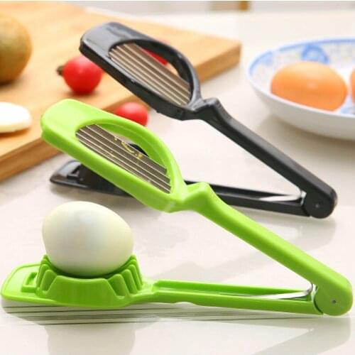 Quevinal 30pcs/lot Stainless Steel Egg Slicer Handheld Mushroom Kiwi Divider Tomato Cutter Device Multifunction Slicing Mould