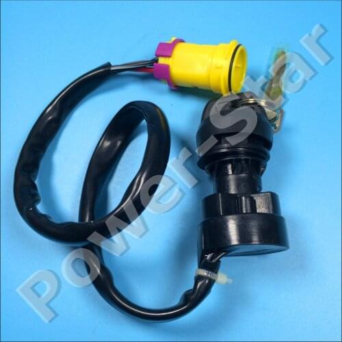 Free Shipping 250CC Chinese ATV Quad Loncin Bashan ATV Ignition Key Switch Water Proof