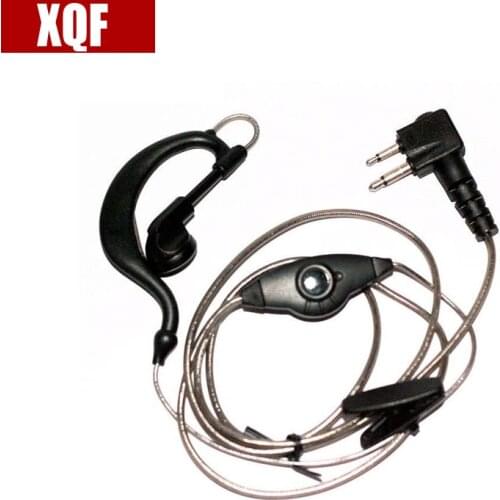 XQF Aluminum Foil Earpiece Earphone Headset Compatible For Motorola 2-Pin XU1100, XU2100, XU2600, XU4100 Walkie Talkie Radio