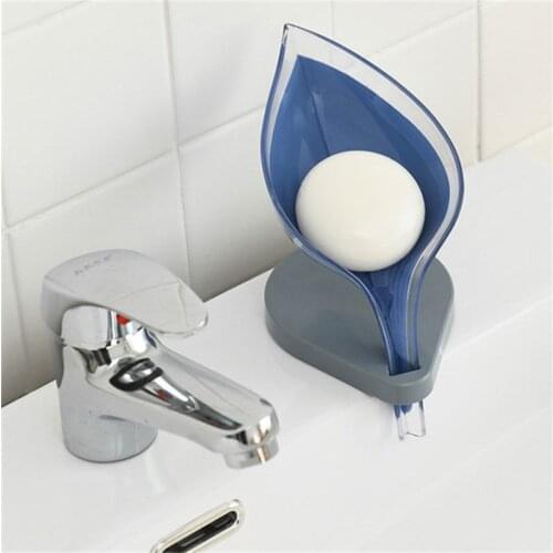 Leaf Shape Soap Box Bathroom soap holder Dish Storage Plate Tray Bathroom Soap Holder Case Bathroom Supplies bathroom gadgets