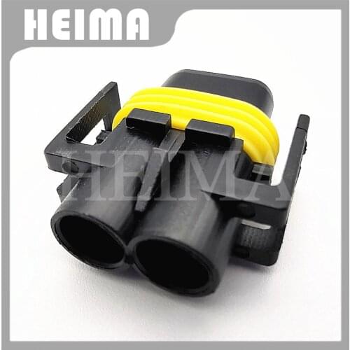 10/20/30 sets kit Delphi 2 Pin ways female Sealed Waterproof automotive Connector Fog Lamp Light Socket H11 H8 H9 Xenon Plug