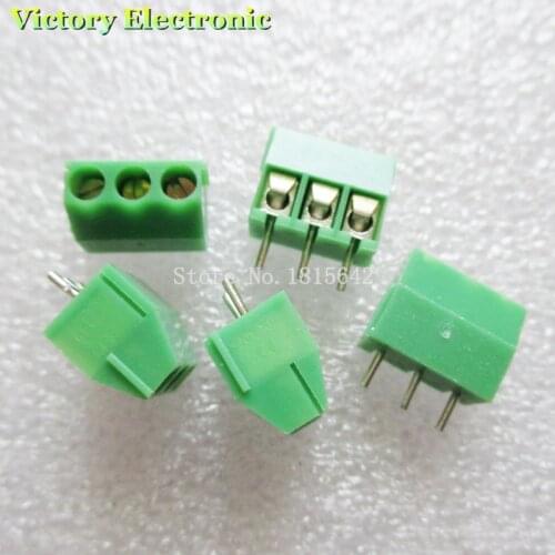 10PCS/LOT KF350-3.5-3P KF350-3P 300V 10A Screw 3Pin 3.5mm Straight Pin PCB Screw Block 24-18A WG