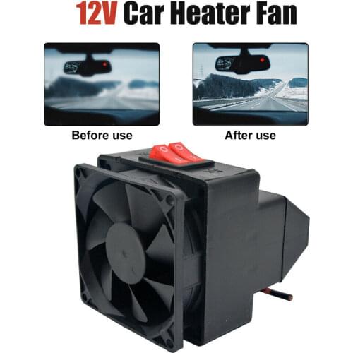 12V 300W Car Heater Vehicle Electric Car Temperature Air Heater Electric Fan for Defrosting Automobile Windscreen & Keeping Warm