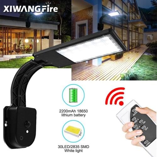 30 LED Solar Light With 4 Working Modes Waterproof Remote Control Lighting Suitable For Garden Wall Courtyard Garage Solar Light