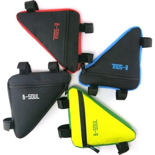 B-SOUL Triangle Cycling Bike Bicycle Front Tube Bag Frame Pouch Bag Holder Saddle 4 Colors