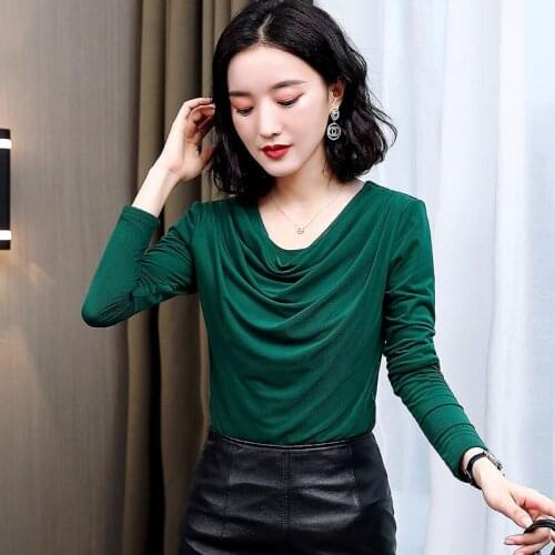 Blouse Women Mesh Women Long Sleeve Autumn Winter Coat Women Blusas Mujer De Moda