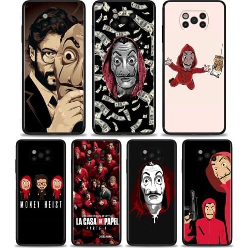 Money Heist House Paper Silicone Soft Pnone Case For Xiaomi Mi Poco X3 NFC Pocophone F1 M3 Pro 5G F3 Back Cover Fundas Housing
