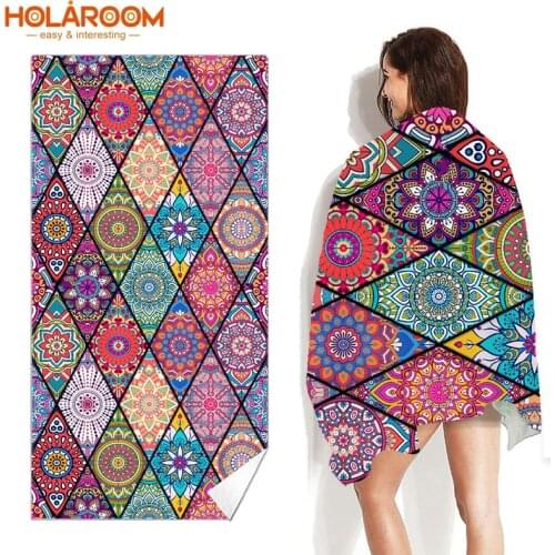 New Geometric Pattern quick dry beach towel Microfiber Towels Thin Beach cushion Swimming personalized Sand Free Beach towels