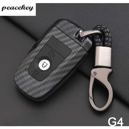 ABS+Silicone Car-Styling Key Cover Case for Ford Fusion Mondeo Mustang Edge Expedition EXplorer 2017 2018 smart key case