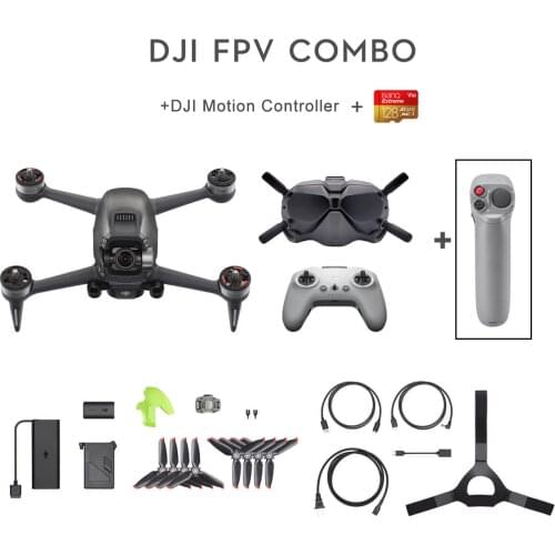 DJI FPV COMBO 4K/60fps Super-Wide 150° FOV 10km Video Transmission included FPV Goggles V2 FPV Drone original brand new in stock