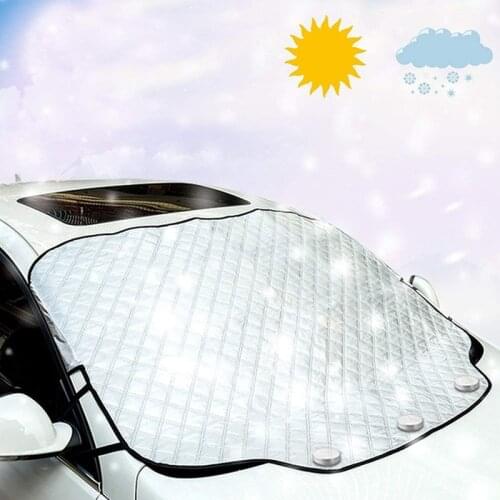 Magnetic Car Front Windscreen Cover Anti-frost Anti-freeze Snow Waterproof Cover Auto Sunshade Cover Car Windshield Protector