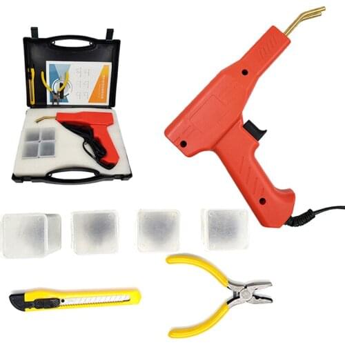 Car Bumper Repair Machine Hot Staplers Plastic Repair System Welding Gun Bumper Fairing Auto Body Tool Plastic Welder Staple