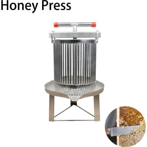 Beekeeping Honey Presser Honey Press Extractor Beeswax Wax Machine Manual Stainless Steel Goods For Beekeeper Supplier Equipment
