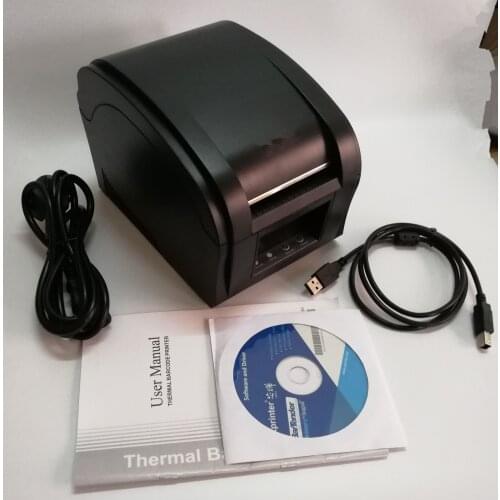 Factory direct sales Barcode label printers Thermal Clothing tag label printer Support 80mm printing width USB interface