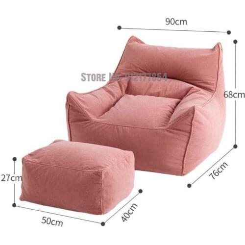 Ins Net Red Bean Bag Lazy Sofa Living Room Bedroom Single Tatami Home Lazy Sofa Recliner
