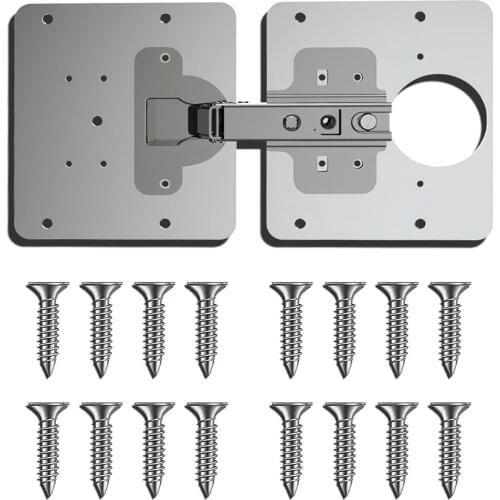 Hinge Repair Plate For Cabinet Furniture Drawer Window Easy Installation With Mounting Screws Protecting Kitchen Accessories