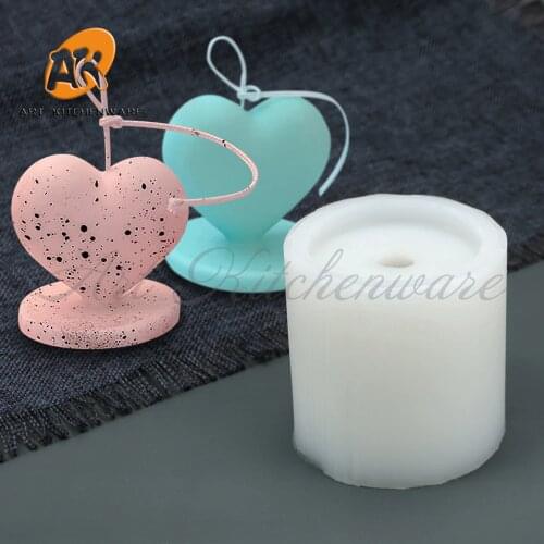 Hearts Shape Silicone Cake Mold DIY Decoration Sugarcraft Polymer Clay Diy Handmade Mousse Cake Mould Kitchen Tools